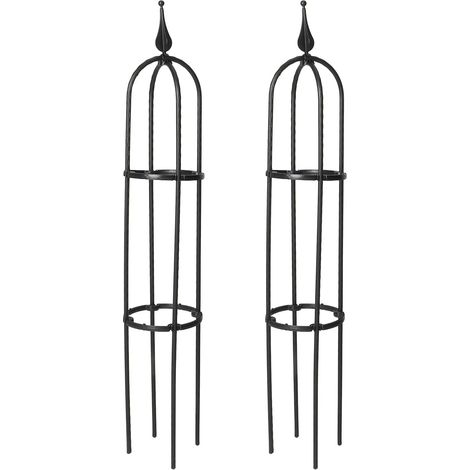Support d'escalade De Vignes 2 Pièces, étagère De Jardin pour Plantes D'extérieur, Fleurs Et Légumes (1/5)