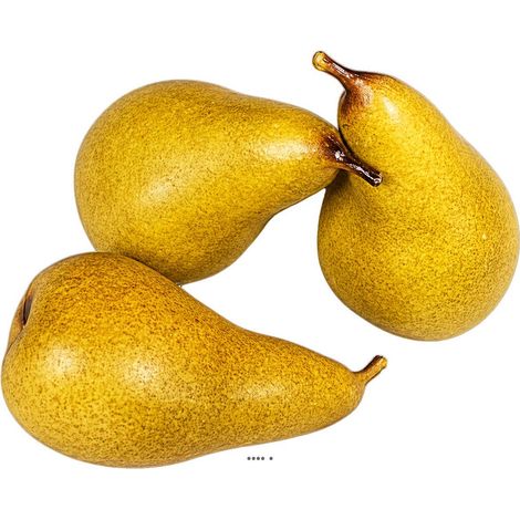 Poire artificielle Conference X 3 en Plastique soufflé D 65x120 mm (1/3)