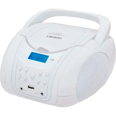 LAUSON CP756 BLANCO / REPRODUCTOR RADIO CD CON ALTAVOCES INCORPORADOS