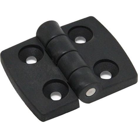 Charnière de porte pliante, 10 pièces en plastique noir (1/5)