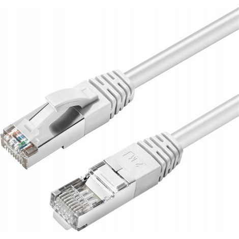Cable MicroConnect CAT6A S/FTP de 3 m, blanco, LSZH