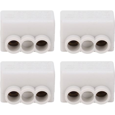 blocs de jonction de distribution principale haute performance en forme de T, prise industrielle 400 V 60 A (1 entrée 2 sorties (ZK-306)) (1/5)