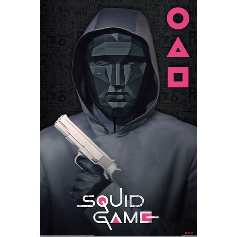 Pyramid International Póster el juego del calamar mask man - Lamina decorativa el juego del calamar Poster juego del calamar 61x91.5cm