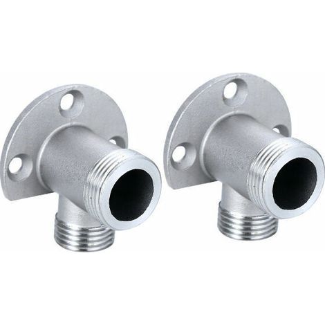 Kit d'installation pour connecter le tuyau pour robinet apparent. système de douche extérieur. mitigeur thermostatique. conversion encastré en surface (1/4)