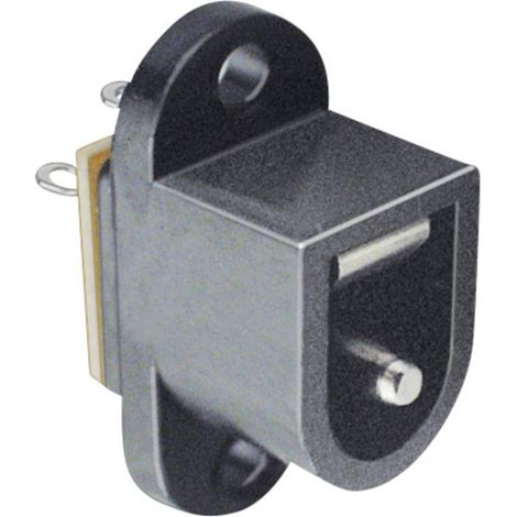 BKL Electronic 072727 Niedervolt-Steckverbinder Flanschbuchse 6.4 mm 2.5 mm 1 St.