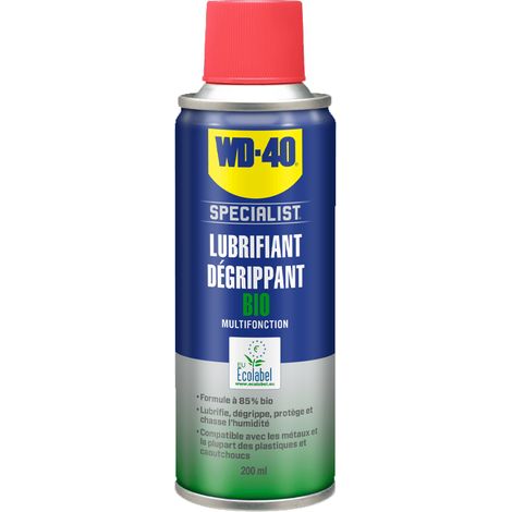 Lubrifiant dégrippant multifonction BIO WD40 (aérosol 200ml)