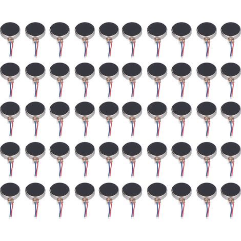 50 pièces Mini moteurs de Vibration DC 3V 10x2.7mm Anti-interférence petit moteur Micro vibrant léger à faible bruit (1/5)