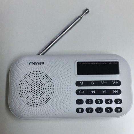 Radio Portable Design 155s Speaker Tf Card Usb Fm Batteries Pocket Size
