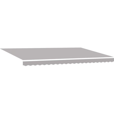 Maison Exclusive - Ausziehbare Markise Hellgrau 500 x 300 cm Stof