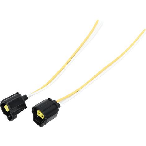 2 broches Connecteur du capteur de température d'eau 90980‑11062 Température de liquide de refroidissement Câble en queue de cochon. (1/5)