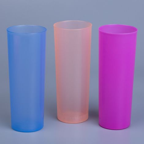 Caja vaso tubo reutilizable color de 390 uds 5x15x5,7 cm (1/4)