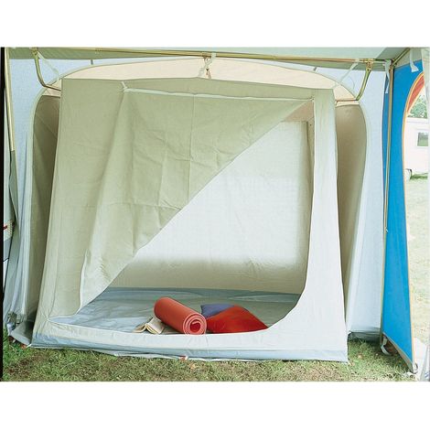 Chambre intérieure pour annexe d'auvent Soplair – Tissu coton aéré 120 g/m² – Dimensions 190 x 140 cm – Installation facile par clips et sangles – Summerline (1/2)