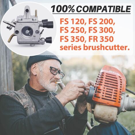 Carburateur STIHL FS120 FS200 FS250 FS300 FS350 FR350 – Installation facile – Performances supérieures – Consommation de carburant réduite (1/2)