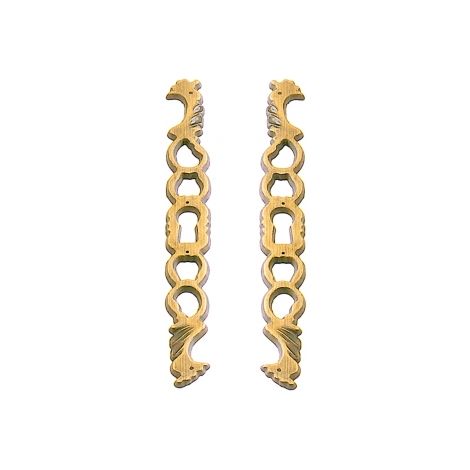 Ouvre&Déco – Lot de 2 entrées de clé en zamak bronze – Ferrure de serrure de meuble – Finition élégante pour meubles – Accessoires inclus