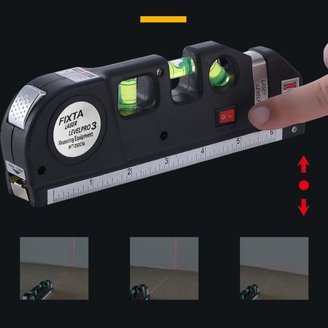 Mètre laser multifonctionnel infrarouge haute précision, niveau laser portable pour rideaux (1/5)