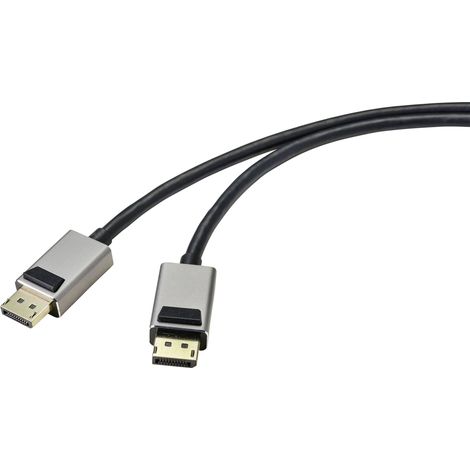 Câble de raccordement SpeaKa Professional DisplayPort Fiche mâle DisplayPort, Fiche mâle DisplayPort 2.00 m noir SP-951 (1/5)