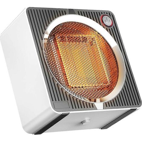 Chauffage électrique portable 500W PTC, petit radiateur d'appoint intelligent avec soufflant, prise UE (1/5)