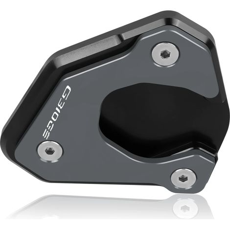 (G310GS gris 22-23) Compatible avec BMW G310GS G 310GS G 310 GS 2017-2023 Accessoires moto Plaque d'extension de béquille CNC Béquille latérale Agrandissement du repose-pied maxpower (1/4)