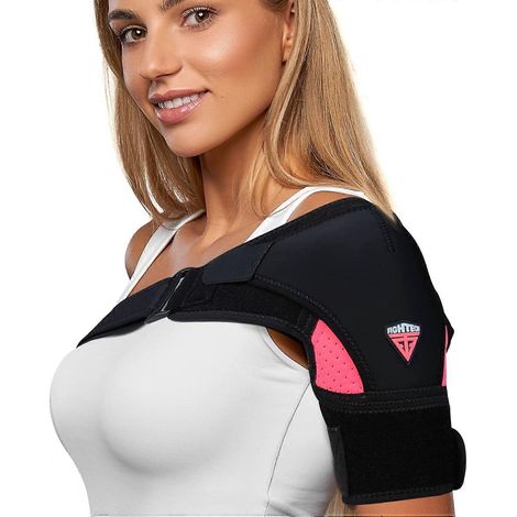 Orthèse d'épaule - Orthèse de soutien et de prévention des blessures - Soulagement des douleurs articulaires - Sangle de compression pour l'épaule - Accessoires réglables pour les blessures aux épaule (1/5)