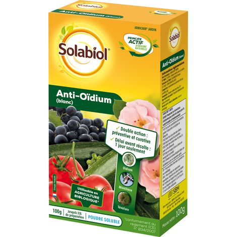SOLABIOL SOARMI100 - Anti-Oidium Blanc - 100g - Utilisable en Agriculture Biologique (1/5)