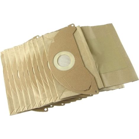 Pack of 10 Karcher Vacuum Cleaner Dust Paper Bags