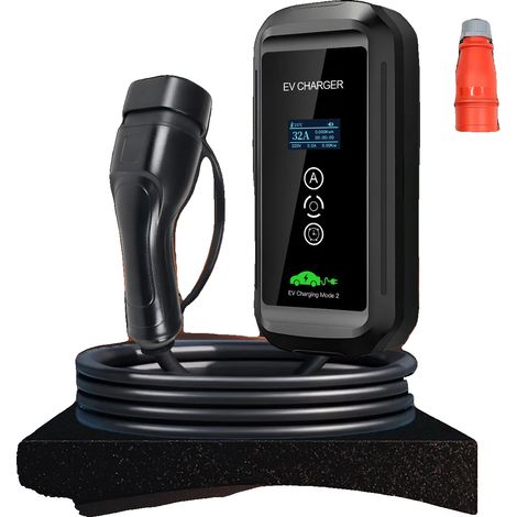 EV-Ladegerät, Typ 2 Kompatibilität, Einstellbarer Strom, TYP2 (1/5)
