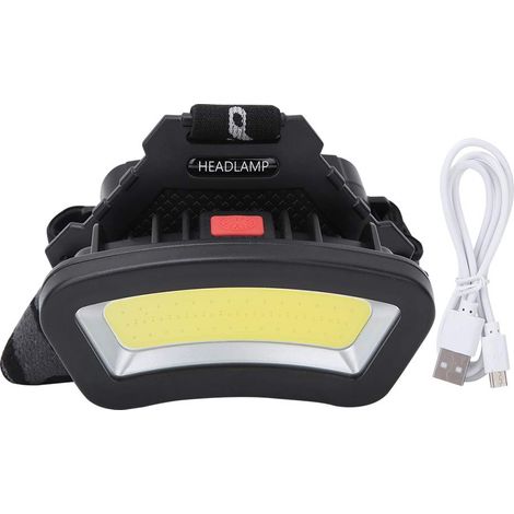 Lampe frontale rechargeable – super bright LED – high lumens – léger – étanche – réglable – camping / randonnée