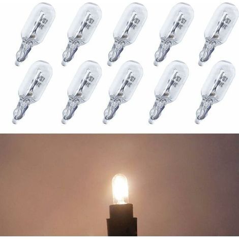 10 Pièces Ampoule T6.5 Voiture Tableau De Bord Tableau De Bord Lumière 3W Voyant 12V Feux Latéraux Accessoires De Voiture (1/4)
