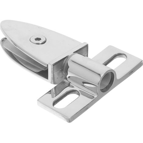 pivotante en acier inoxydable pour porte de douche double (1/5)