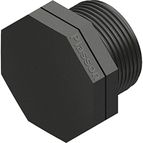 Polypropylen-Stecker mit Außengewinde 1/2"