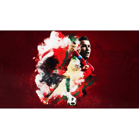 Papier peint panoramique Football - Joueur de Foot - 260 cm x 146 cm (1/2)