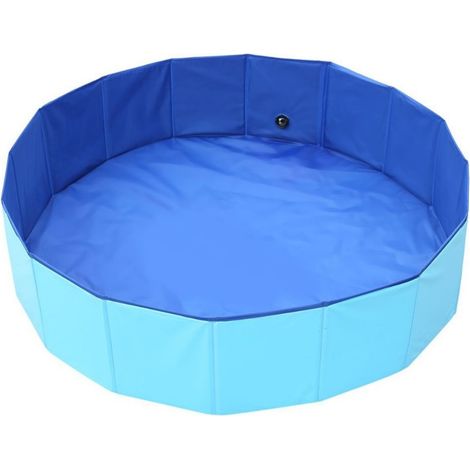 Baignoire Pliable pour Chien et Chat, Bassin de Bain Antidérapant pour Animaux, Grande Piscine Portative pour Toilettage et Litière-x (1/3)