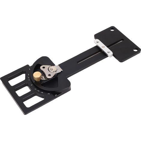 Adjustable angle saw square compatible with Triton -60 to 60 degrees, multi-guide aluminum alloy (1/5)