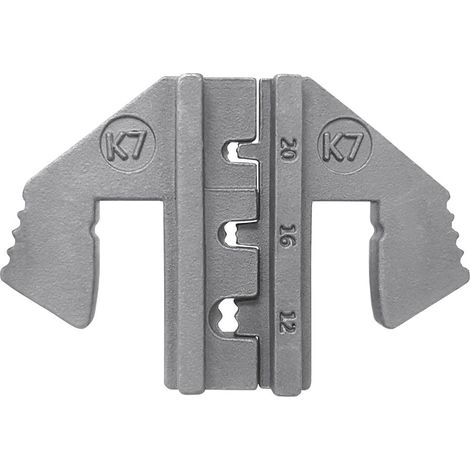TOOLCRAFT 2161003 PLE-0K7-INSERTI PER CRIMPATURA, ADATTI PER SPINA: GERMANIA, CAMPO DI COMPRESSIONE 12 A 20 AWG P (1/4)