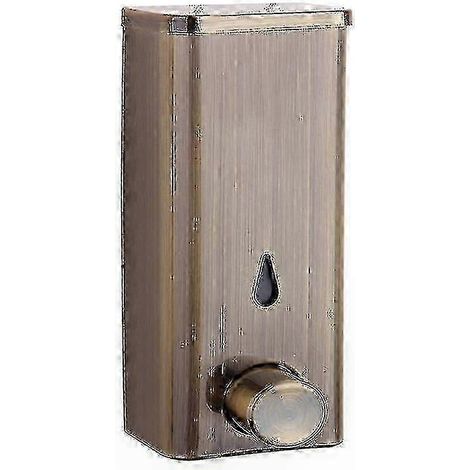 Wandmontierter Seifenspender aus Edelstahl für Bad und Küche, Pumpbehälter zum Händewaschen, durchstochene Flasche, für den Hotelgebrauch. (1/3)