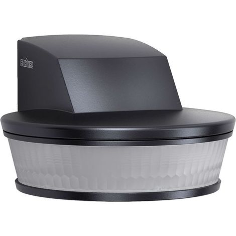 Détecteur de mouvement noir SensIQ S SW EVO – Angle de détection 300° – Portée 20m – Régulation de luminosité réglable – IP54 – Steinel (1/3)