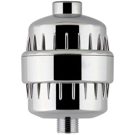 Filtre à Douche Purifie et Adoucit l'Eau - Anti Calcaire - Cartouche de filtre remplaable à 15 étapes avec Vitamine C - Parfait pour Améliorer Purifier le Corps Hydrater la Peau les Cheveux (1/5)