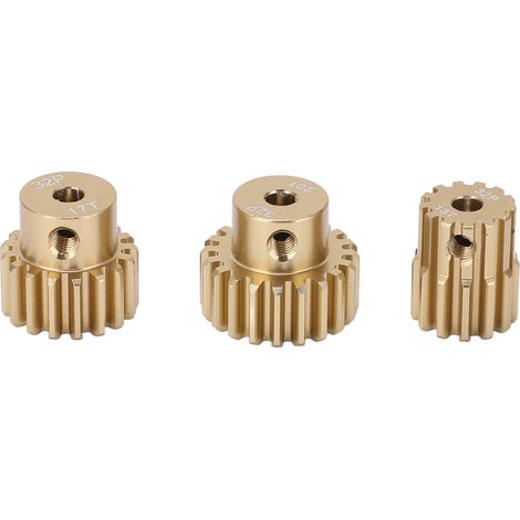 Pignon moteur RC 32P 13T 17T 20T, arbre de 3,175 mm, pour moteur brushless/balais de voiture RC 1/10 (1/5)