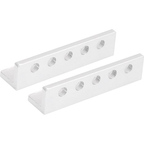 [JAMAIS UTILISÉ]3103-0005-0040 1 paire de supports de poutre en aluminium en forme de L à 5 trous pour robot Tetrixrobotics (1/5)