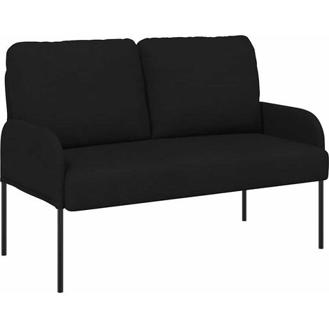 Maison Exclusive - Divani con cuscino 110cm Nero Legno compensato