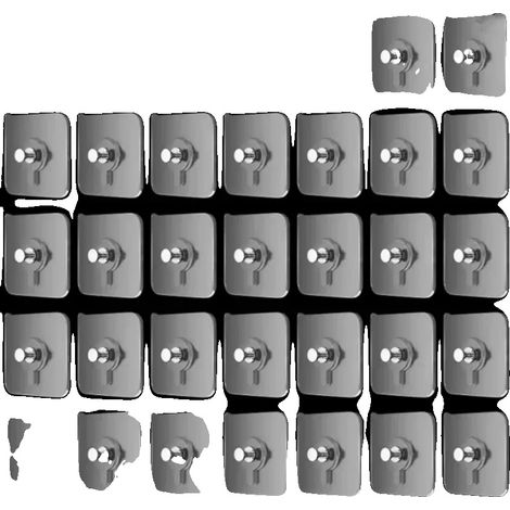 Ganchos para marcos de fotos, adhesivo fuerte, fácil aplicación, 30 piezas, 6x6cm - a (1/2)