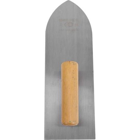 Truelle de Finition Béton Acier Durable avec Manche Bois Confortable pour Lissage Cloison Sèche et Maçonnerie Intérieure Usage Professionnel et Domestique (1/5)
