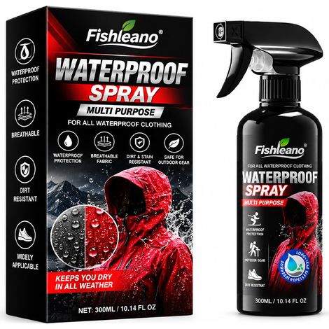 FISHLEANO Rain Jacket Cleaner: Simply soak and clean to remove stubborn stains. (1/5)
