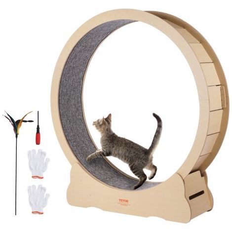 Roue d'Exercice pour Chat 1320 mm Grande Roue de Course pour (1/5)