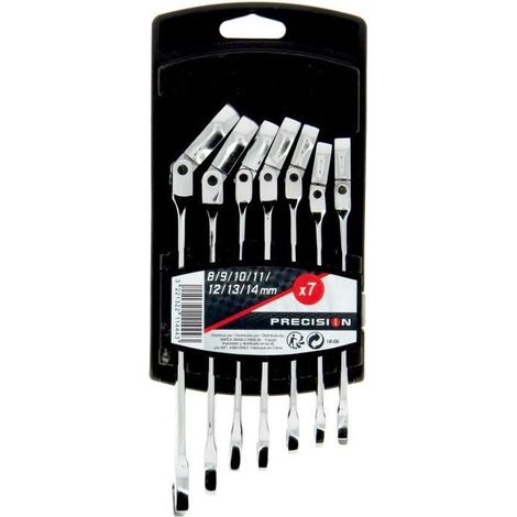 7 Chiavi miste a cricchetto - PRECISION STEEL