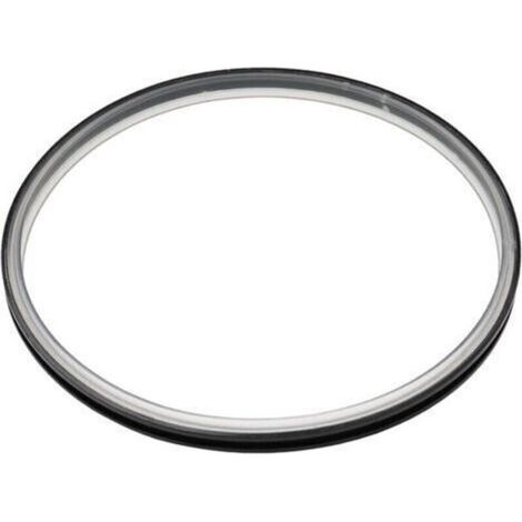 Joint de couvercle compatible avec Vorwerk Thermomix TM31 robot de cuisine - Anneau d'étanchéité, transparent / noir