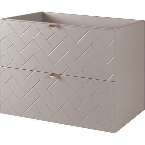 Mobile da bagno, Cashmere, 80 x 57 x 46 cm, Maniglie Dorate (1/5)