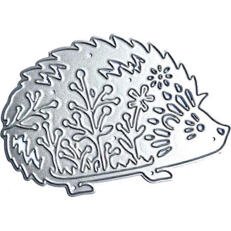 Stanzformen „Igel“ aus Metall, Scrapbooking, Schablonen, Stanzformen, Kartenprägung, DIY