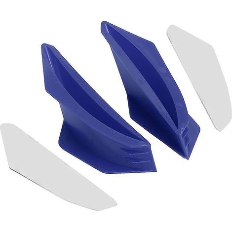 Ailerons aérodynamiques pour moto, aileron de spoiler universel, accessoire de modification bleu (1/4)