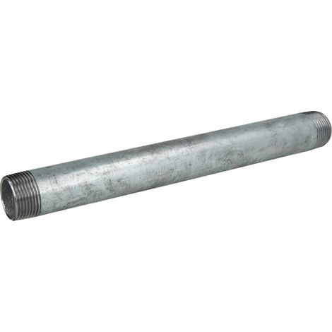 Nipple double galvanisé 1'' x 300 mm